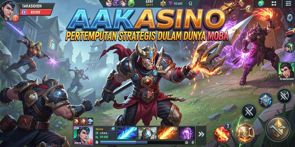Gameplay seru AAKASINO dengan pertempuran tim yang intens.