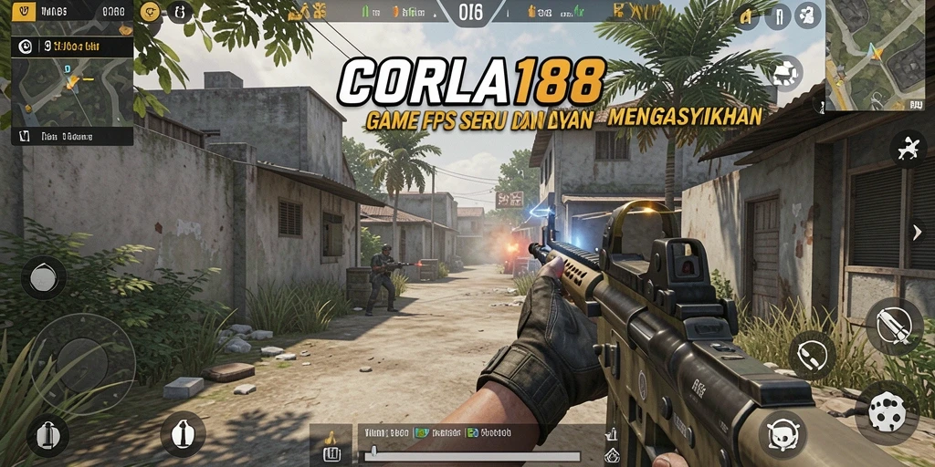 Screenshot gameplay intens CORLA188 dengan aksi tembak-menembak yang seru.