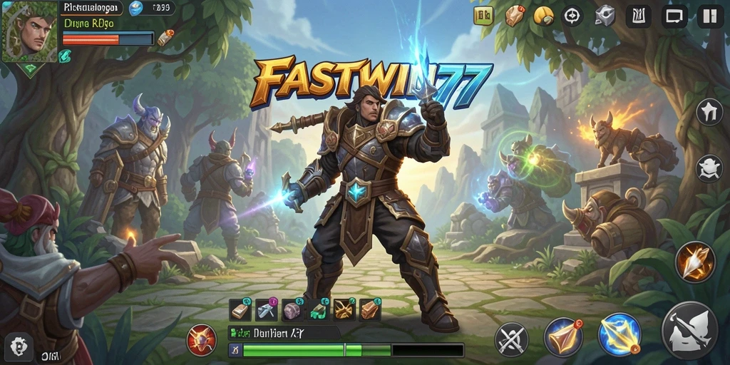 Tampilan gameplay yang seru dan menantang di dunia RPG.