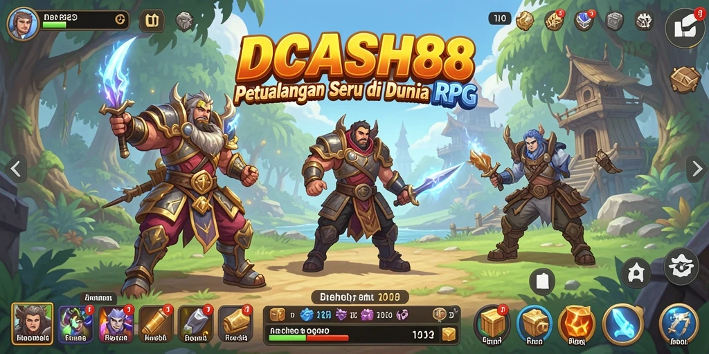 Screenshot gameplay <strong>IDCASH88</strong> menampilkan pertempuran epik dan grafis yang menakjubkan.