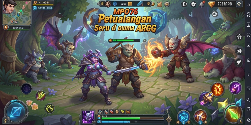 Screenshot gameplay MPO76 yang menunjukkan pertempuran seru dan karakter yang menarik.