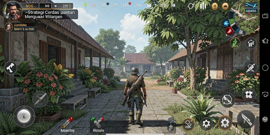 Tampilan gameplay N06 yang menegangkan dan menyenangkan.