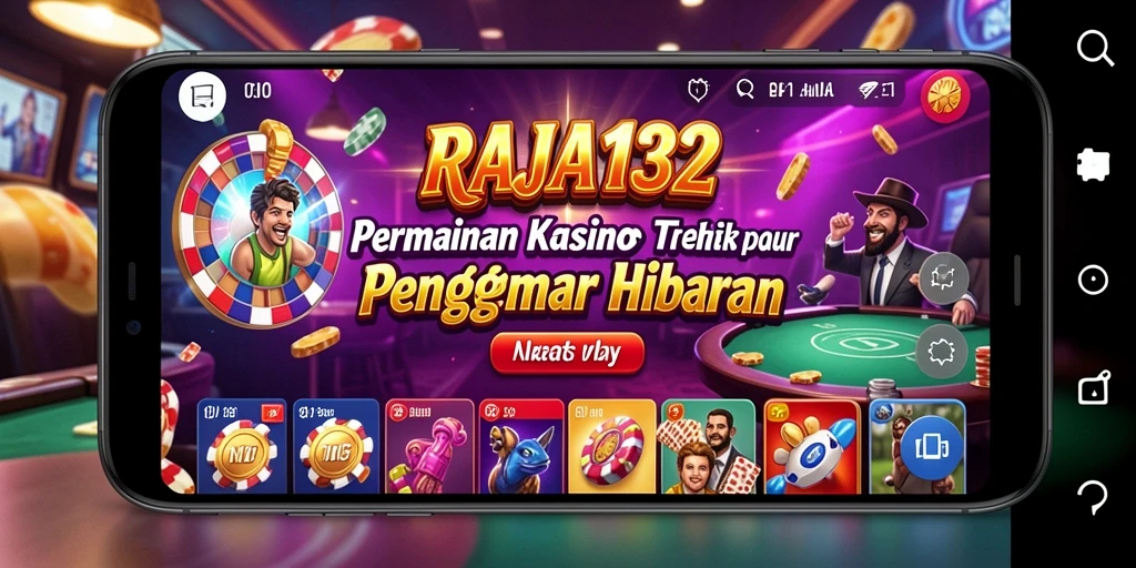 Tampilan screenshot dari gameplay seru RAJA132 di perangkat mobile.