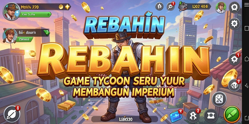 Tampilan menarik dari gameplay REBAHIN yang penuh strategi.