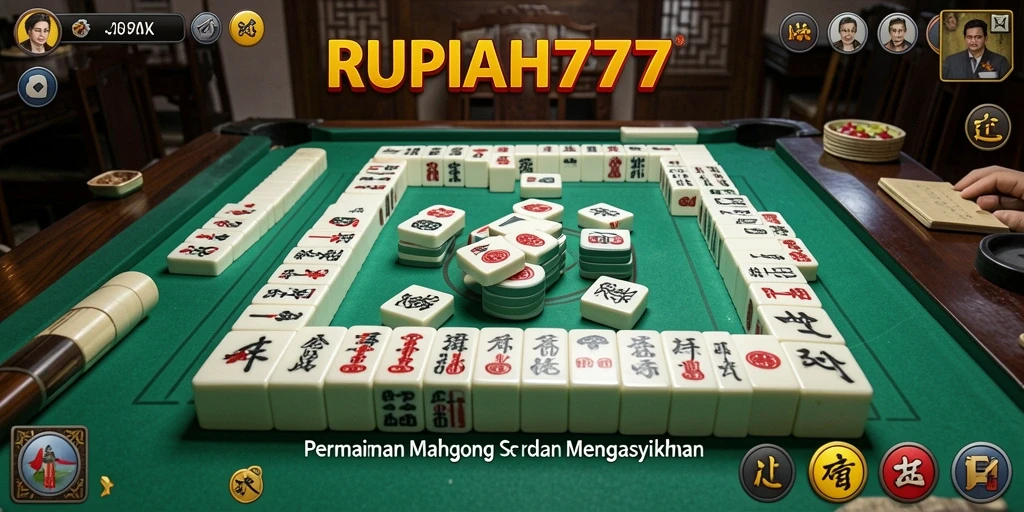 Tampilan gameplay Mahjong yang mengasyikkan di RUPIAH777.