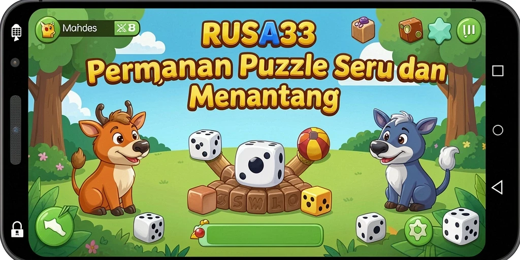 Screenshot gameplay RUSA33 yang menunjukkan tantangan puzzle yang menarik.