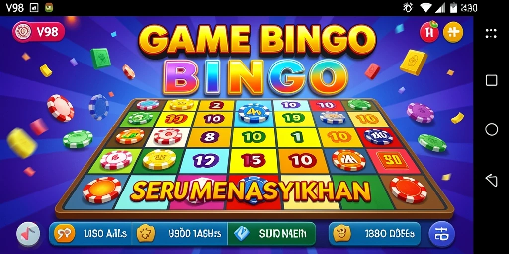 Screenshot gameplay V98 yang menampilkan suasana seru Bingo.