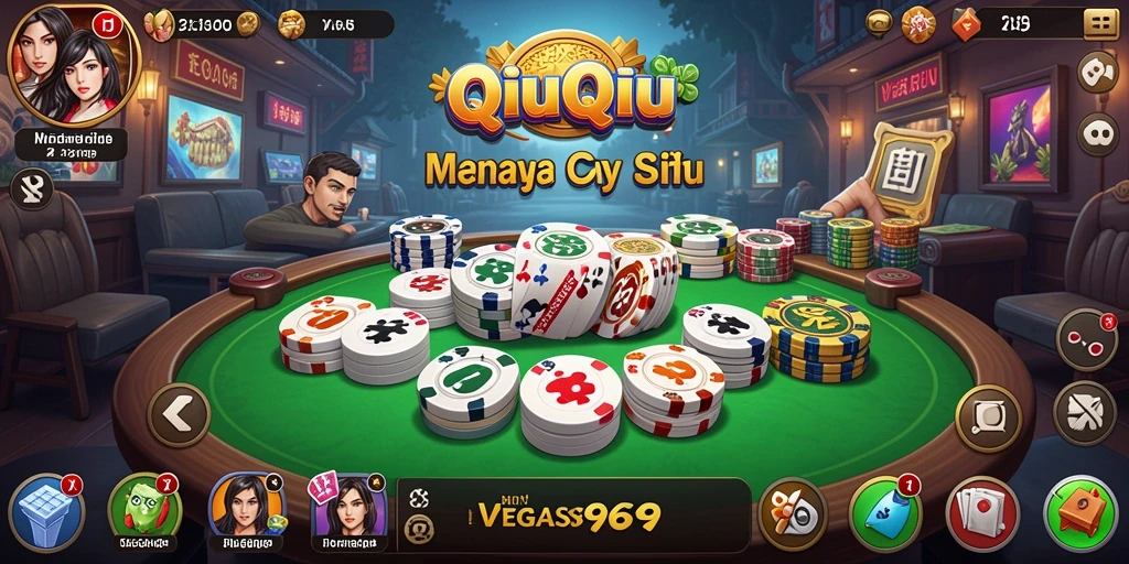 Tampilan gameplay QiuQiu yang menarik dan dinamis di VEGAS969.