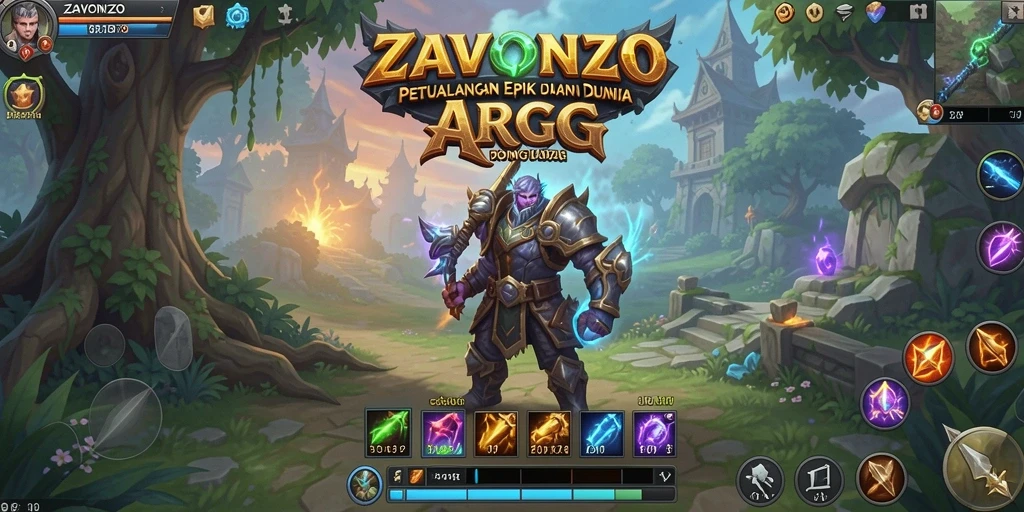 Tampilan gameplay yang menegangkan dan penuh aksi di ZAVONZO.
